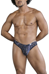 Slip en dentelle CandyMan 99830, couleur noir-bleu marine